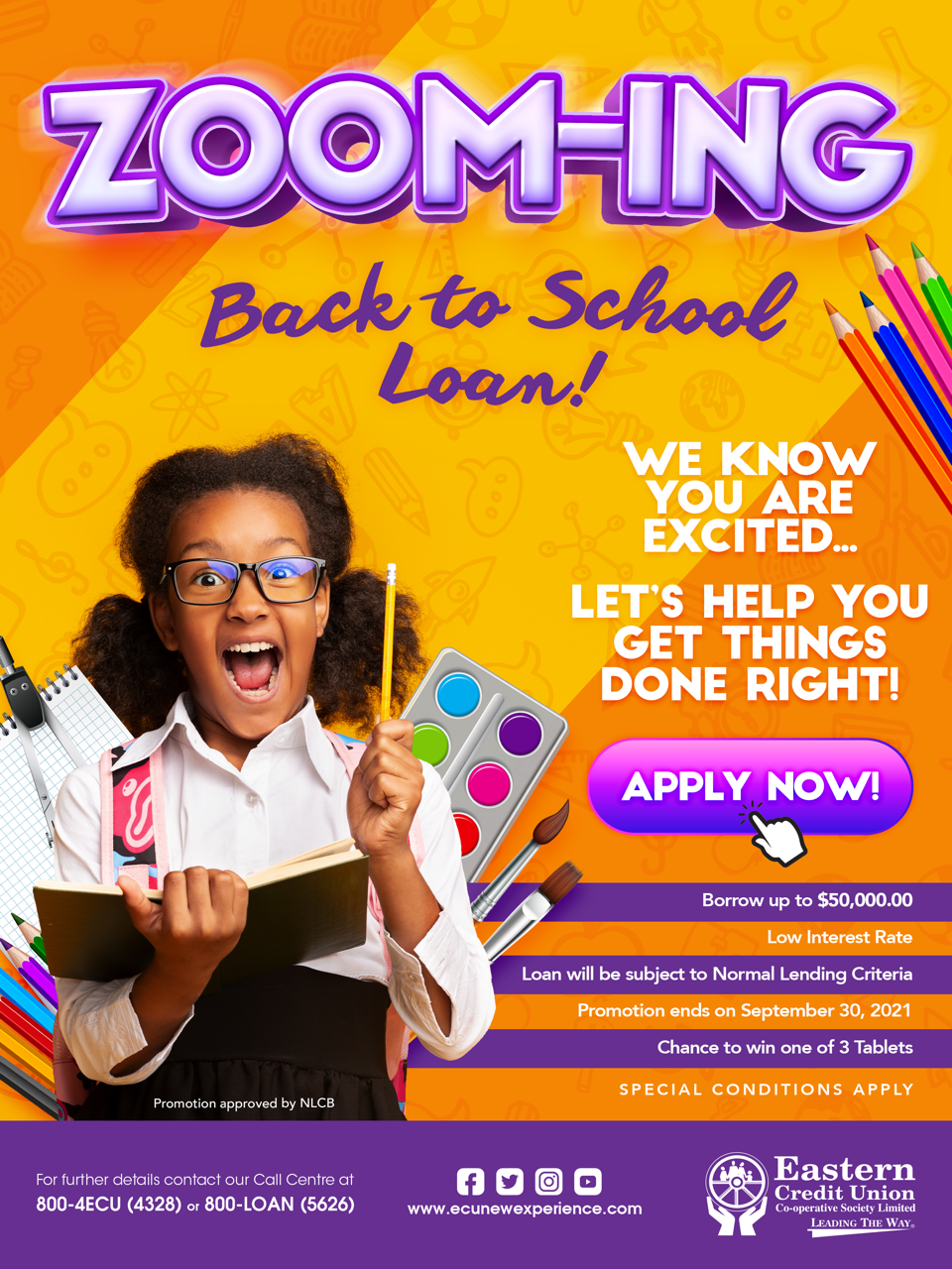  Zooming Back to School Loan Promotion